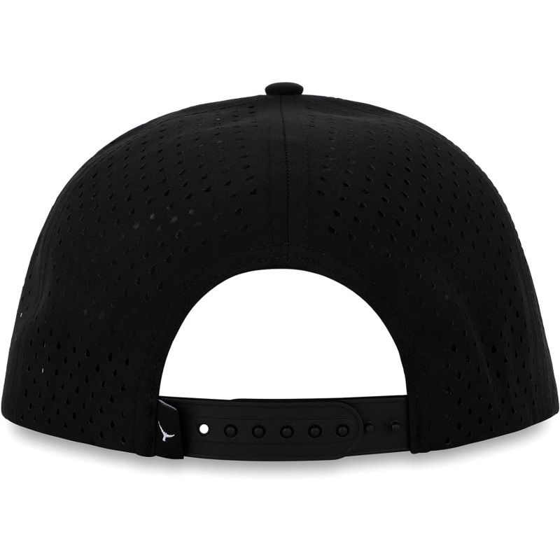 Salt Mafia 7-Panel Flat Brim Water-Resistant Performance Snap Back Hat - Image 6